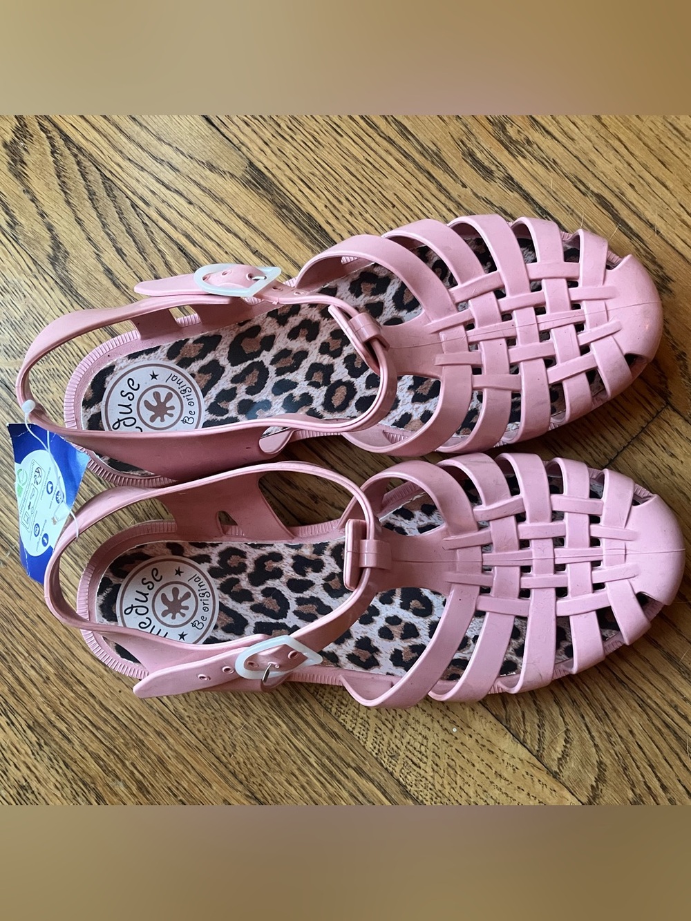 Méduse Jelly sandals in baby pink, Brand new/Never worn